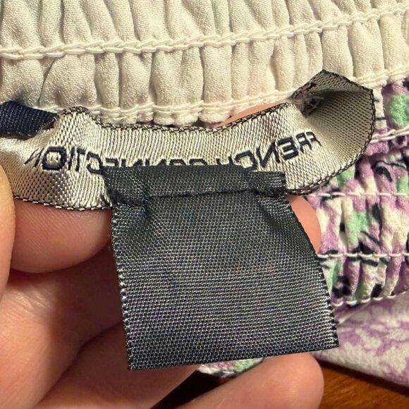 French Connection Enora Vernoa Lilac Bustier Floral Ruffle Midi Dress Size 6 - Picture 9 of 10